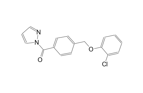 1-{4-[(2-chlorophenoxy)methyl]benzoyl}-1H-pyrazole