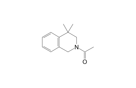 Isoquinoline, 1,2,3,4-tetrahydro-4,4-dimethyl-N-acetyl-