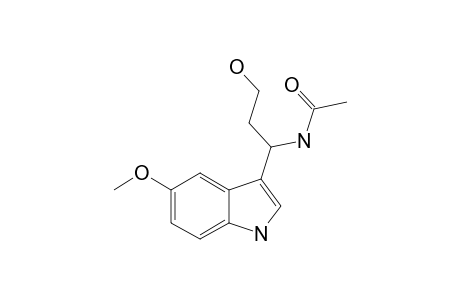 3-ACETAMIDE-3-(5-METHOXY-1H-3-INDOLYL)-1-PROPANOL
