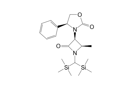 (3S,4R)-1-[Bis(trimethylsilyl)methyl]-4-methyl-3-[(4S)-2-oxo-4-phenyloxazolidin-3-yl]azetidin-2-one