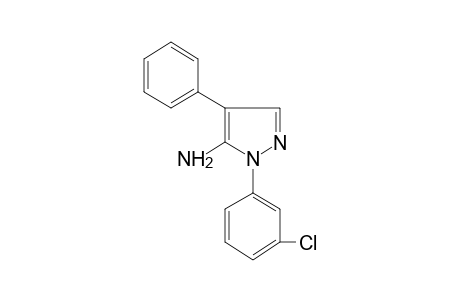 5-AMINO-1-(m-CHLOROPHENYL)-4-PHENYLPYRAZOLE