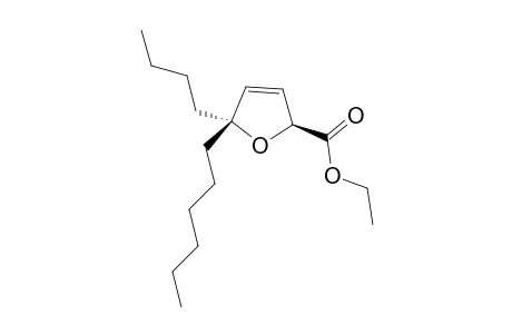 Ethyl 5-butyl-5-hexyl-2,5-dihydrofurancarboxylate