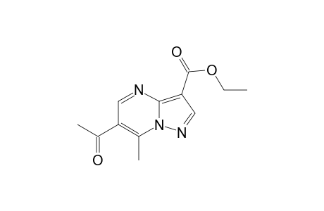 6-Acetyl-7-methyl-pyrazolo[1,5-a]pyrimidine-3-carboxylic acid ethyl ester
