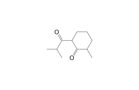 Cyclohexanone, 2-methyl-6-(2-methyl-1-oxopropyl)-