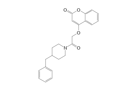4-(2-(4-Benzylpiperidin-1-yl)-2-oxoethoxy)-2H-chromen-2-one