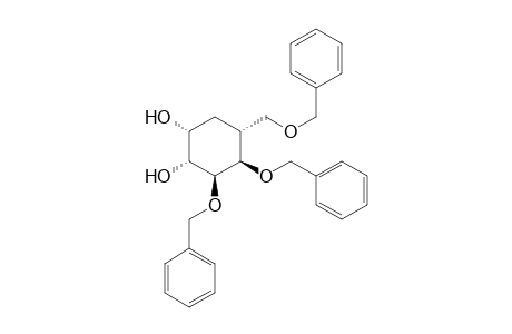 (1R,2R,3S,4R,5R)-3,4-Di-O-benzyl-5-benzyloxymethylcyclohexane-1,2,3,4-tetraol