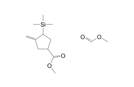CYCLOPENTAN-1,2-DICARBOXYLIC ACID, 4-METHYLEN-3-TRIMETHYLSILYL-, DIMETHYL ESTER, trans,cis- or trans,trans-