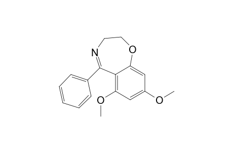 1,4-Benzoxazepine, 2,3-dihydro-6,8-dimethoxy-5-phenyl-