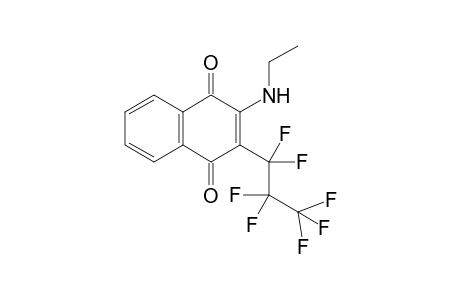 2-(Ethylamino)-3-(perfluoropropyl)-1,4-naphthoquinone