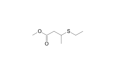 Butanoic acid, 3-(ethylthio)-, methyl ester