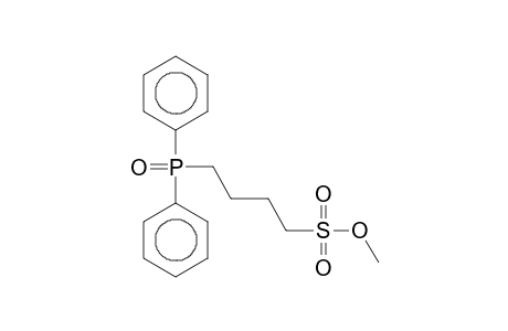 Butanesulfonic acid, 4-(diphenylphosphinyl)-, methyl ester