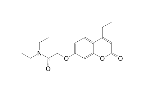 acetamide, N,N-diethyl-2-[(4-ethyl-2-oxo-2H-1-benzopyran-7-yl)oxy]-