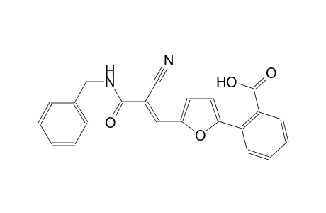 2-{5-[(1E)-3-(benzylamino)-2-cyano-3-oxo-1-propenyl]-2-furyl}benzoic acid