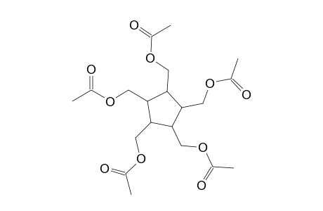 1,2,3,4,5-Pentakis(acetoxymethyl)cyclopentane