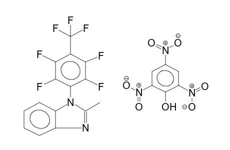 1-(4-TRIFLUOROMETHYL-2,3,5,6-TETRAFLUOROPHENYL)-2-METHYLBENZIMIDAZOLEPICRATE