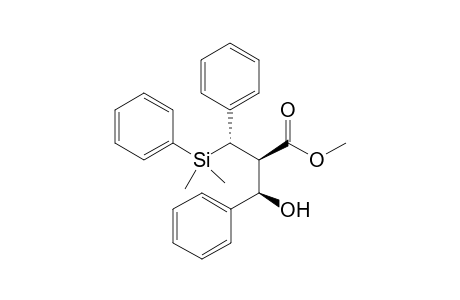 (2R,3S)-3-(Dimethyl-phenyl-silanyl)-2-((R)-hydroxy-phenyl-methyl)-3-phenyl-propionic acid methyl ester