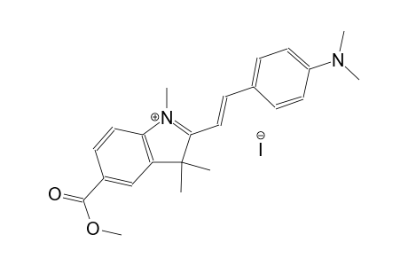 3H-indolium, 2-[(E)-2-[4-(dimethylamino)phenyl]ethenyl]-5-(methoxycarbonyl)-1,3,3-trimethyl-, iodide