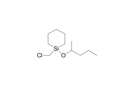 1-(Chloromethyl)-1-(1-methylbutoxy)silinane