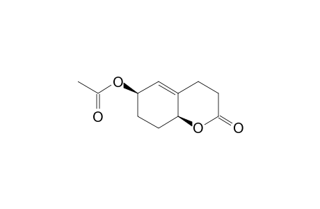 (6R,8aS) 6-Acetoxyhexahydrochromen-2-one