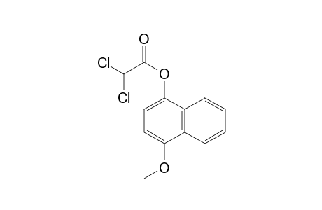 Acetic acid, 2,2-dichloro-, 4-methoxy-1-naphthalenyl ester