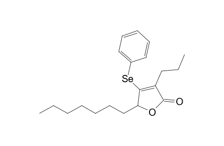 5-n-Heptyl-3-n-propyl-4-phenylselenyl-5H-furan-2-one