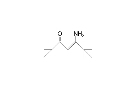 5-Amino-2,2,6,6-tetramethyl-hept-4-en-3-one