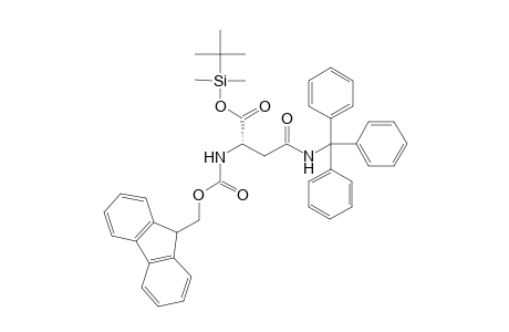 (S)-N(.alpha.)-(Fluoren-9-ylmethoxycarbonyl)-N(gamma.)-tritylasparagine tert-Butyldimethylsilyl ester