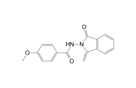 4-Methoxy-N-(1-methylene-3-oxoisoindolin-2-yl)benzamide