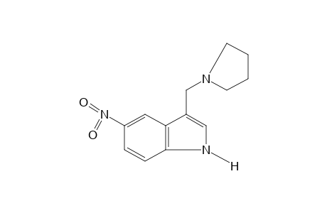 5-NITRO-3-[(1-PYRROLIDINYL)METHYL]INDOLE