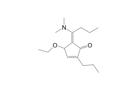 5-[1'-(Dimethylamino)butylidene]-4-ethoxy-2-propylcyclopent-2-enone