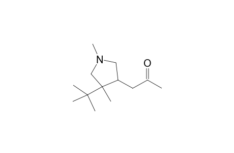 1-(3(or 4)-t-butyl-1,4-dimethylpyrrolidin-3-yl)propan-2-one