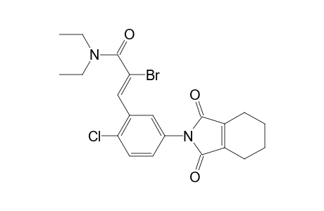 2-Propenamide, 2-bromo-3-[2-chloro-5-(1,3,4,5,6,7-hexahydro-1,3-dioxo-2H-isoindol-2-yl)phenyl]-N,N-diethyl-