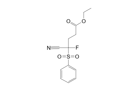 ETHYL-4-CYANO-4-FLUORO-4-(PHENYLSULFONYL)-BUTANOATE