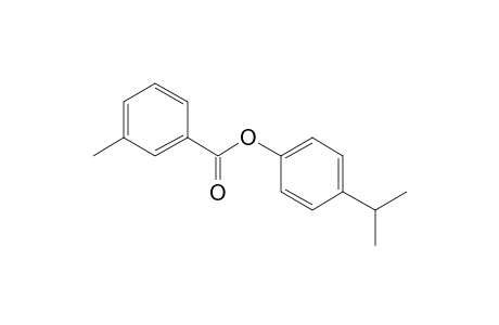 3-Methylbenzoic acid, 4-isopropylphenyl ester