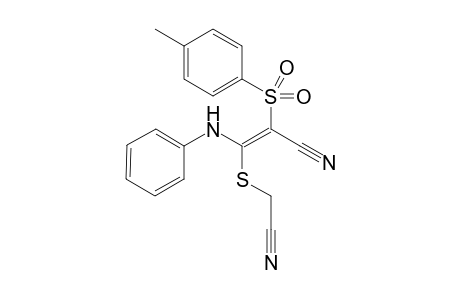 3-(Cyanomethylthio)-3-(phenylamino)-2-tosylacrylonitrile