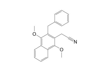 2-Benzyl-3-(cyanomethyl)-1,4-dimethoxynaphthalene