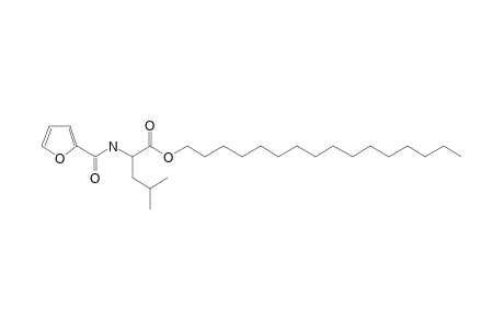 L-Leucine, N-(2-furoyl)-, hexadecyl ester