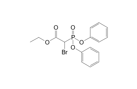 2-Bromo-2-diphenoxyphosphoryl-acetic acid ethyl ester