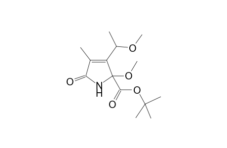 5-t-Butyoxycarbonyl-1,5-dihydro-5-methoxy-4-(1-methoxyethyl)-3-methyl-2H-pyrrol-2-one