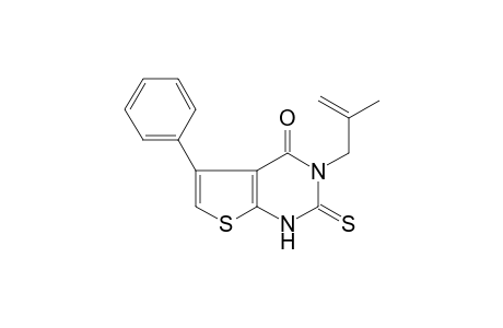 3-(2-Methyl-2-propenyl)-5-phenyl-2-thioxo-2,3-dihydrothieno[2,3-d]pyrimidin-4(1H)-one