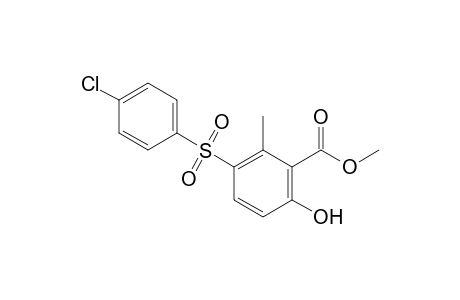 Methyl 3-(4-Chlorophenylsulfonyl)-6-hydroxy-2-methylbenzoate