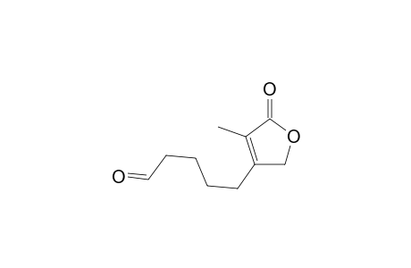 5-(4-Methyl-5-oxidanylidene-2H-furan-3-yl)pentanal