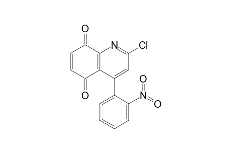 2-Chloro-4-(2-nitrophenyl)quinoline-5,8-dione