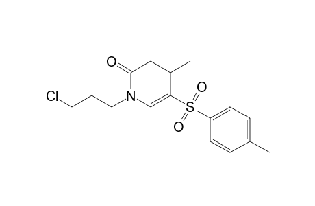 1-(3-chloranylpropyl)-4-methyl-5-(4-methylphenyl)sulfonyl-3,4-dihydropyridin-2-one