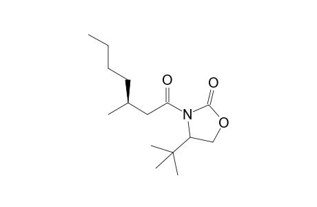 4-tert-Butyl-3-(1-oxo-3-methylheptyl)-1,3-oxazolidin-2-one