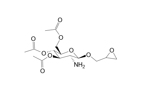 Oxiranylmethyl-3,4,6-tri-O-acetyl-2-amino-2-deoxy-b-d-glucopyranoside