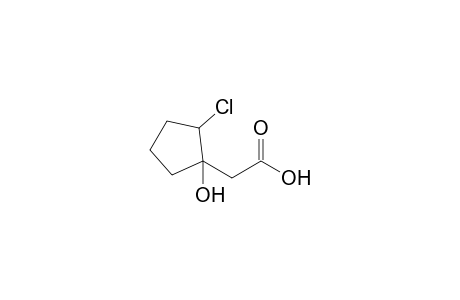 2-(2'-Chloro-1'-hydroxycyclopentyl)acetic acid