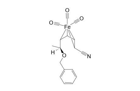 (2RS,5RS,6RS,2E,4Z)-Tricarbonyl-[.eta(4).-(2->5)-6-(benzyloxy)hepta-2,4-diene-1-nitrile]-iron