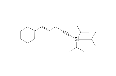 (E)-(5-Cyclohexylpent-4-en-1-yn-1-yl)triisopropylsilane