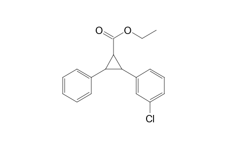Ethyl (trans)-2-(3'-chlorophenyl)-3-phenylcyclopropane-1-carboxylate